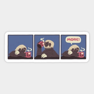 Sloth Coffee Sticker